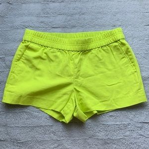 J.Crew neon shorts size 4